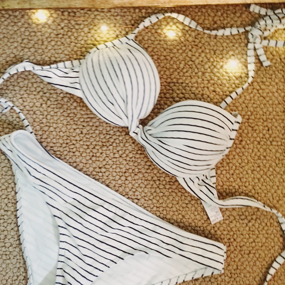 TopShop Sailor Striped Bikini